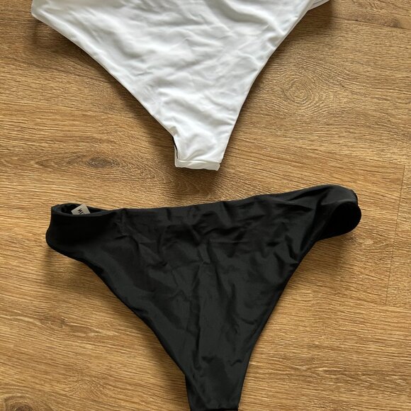Lot of 2 NWT SHEIN Black Cheeky Bikini Bottoms Size XL - Picture 2 of 4